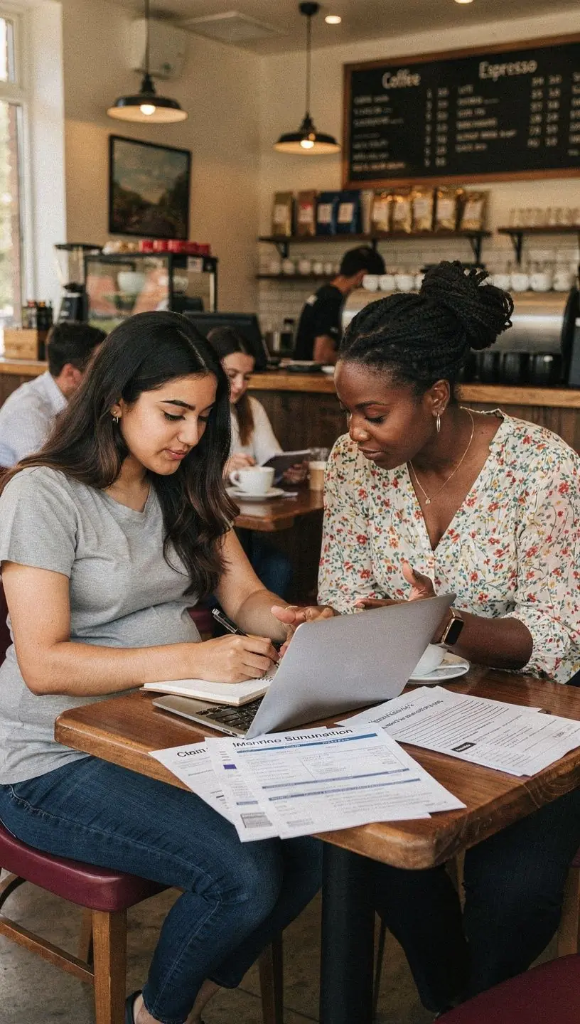 Konsultant udzielający wsparcia kierowcy w procesie zgłaszania szkody.