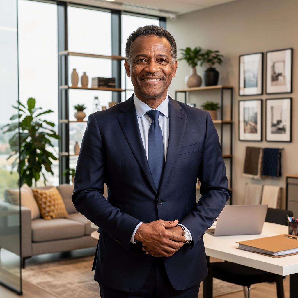 Widok na okolicę z perspektywy mieszkańca, ukazujący bliskość do usług.